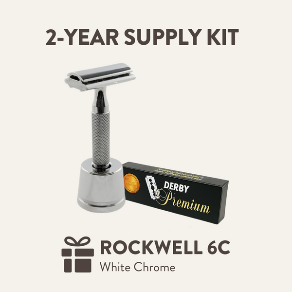 Rockwell 6C 2-Year Kit – Rockwell Razors