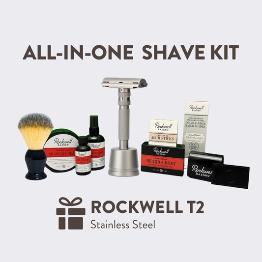 Rockwell T2 Stainless Steel All-In-One Shave Kit