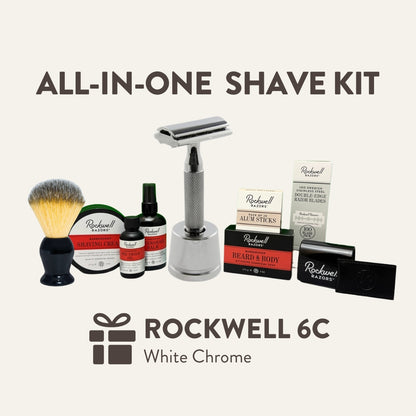 Rockwell 6C Chrome Series All-In-One Shave Kit