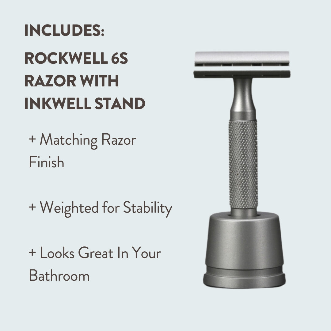 Rockwell 6S Matte Stainless Steel All-In-One Shave Kit