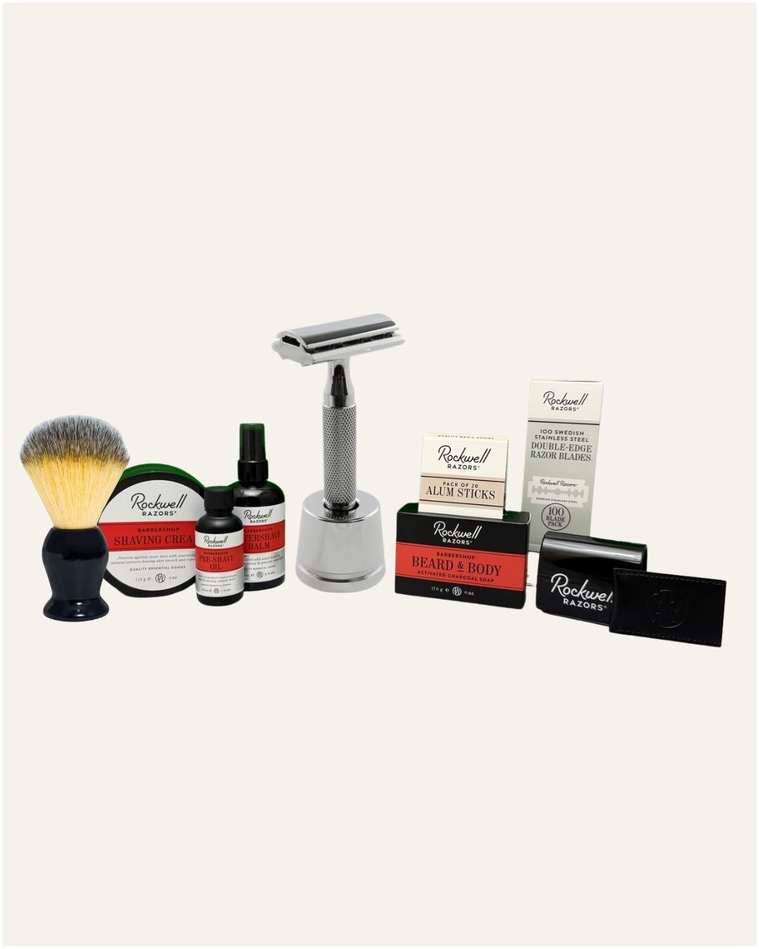 6C Double Edge Safety Razor | All-In-One Shave Kit | Rockwell Razors