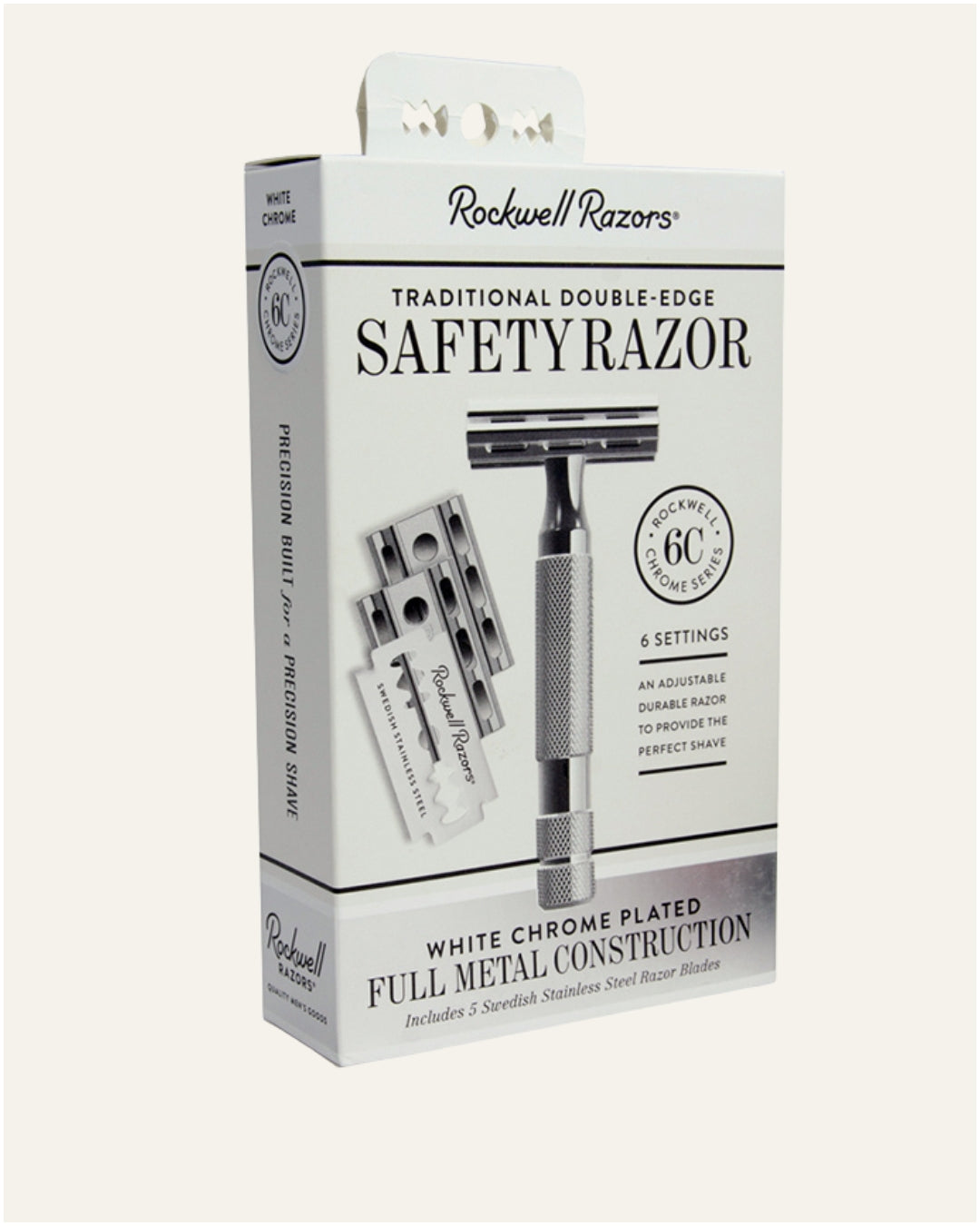 Rockwell 6C Double Edge Razor 本体　＋フェザー刃 Rockwell 6C Double Edge Safety Razor | Rockwell Razors