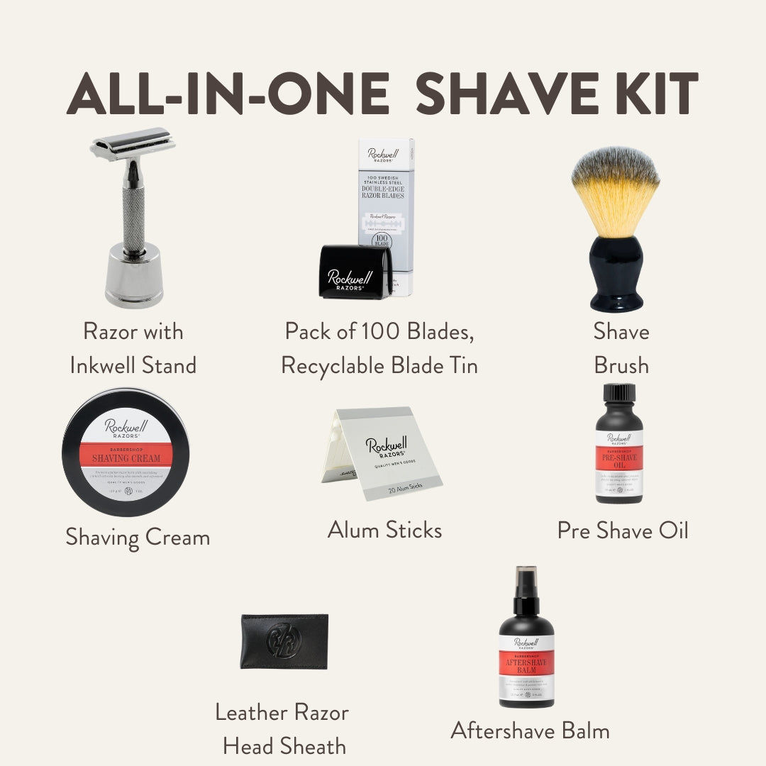 Rockwell 6C Chrome Series All-In-One Shave Kit