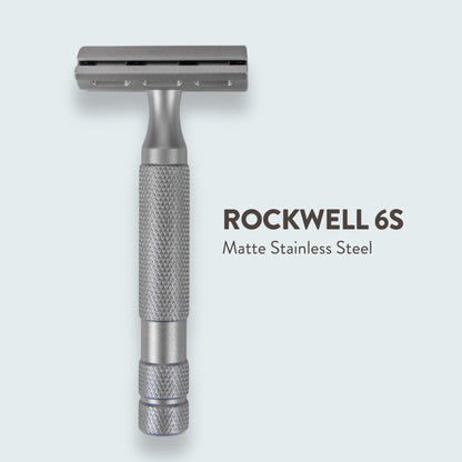 Rockwell 6S Matte Stainless Steel All-In-One Shave Kit