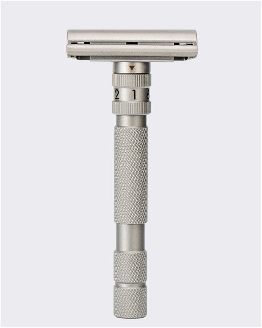 Rockwell T2 Dial Adjustable Stainless Steel Safety Razor