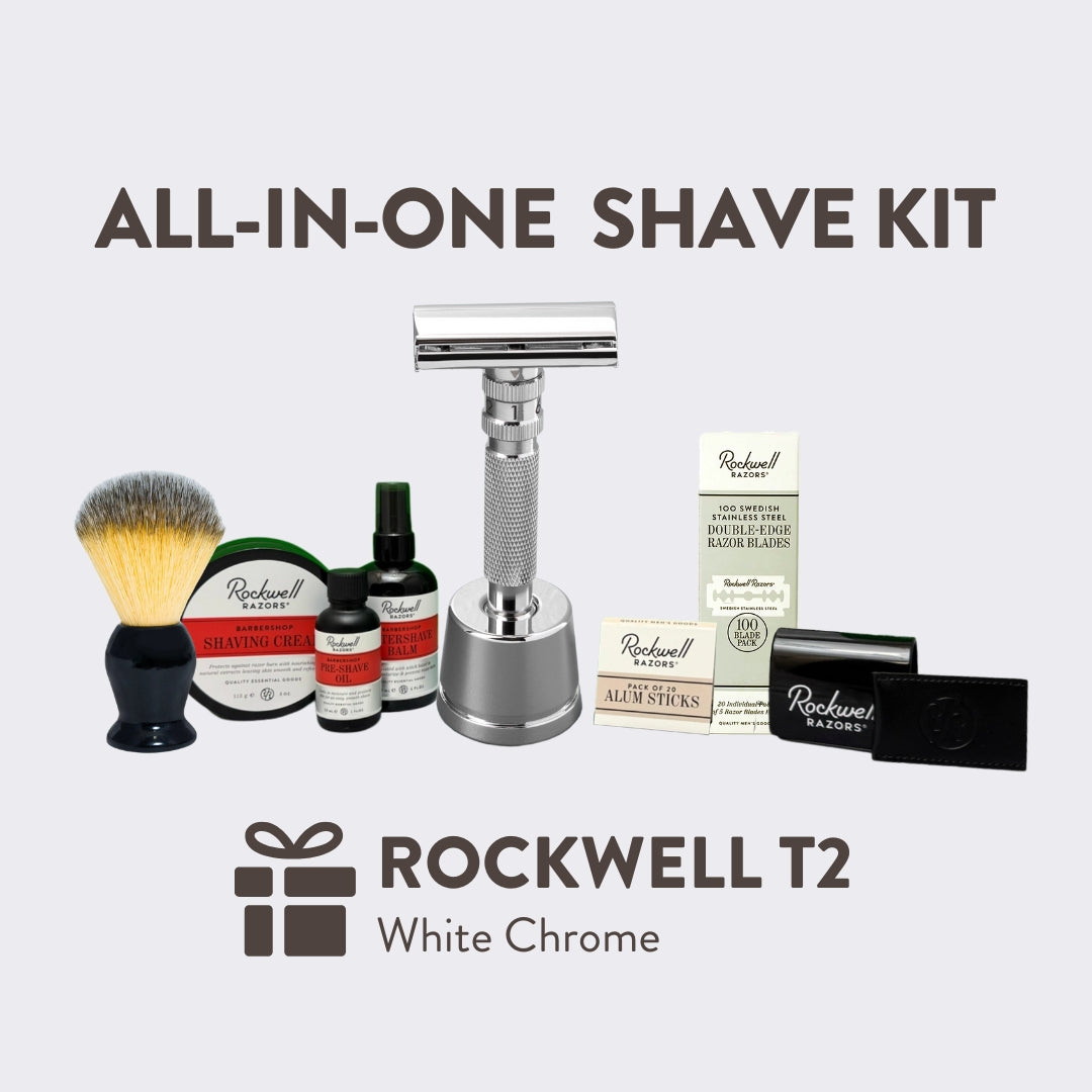 Axol Razor Kit T2 Adjustable Razor | All-In-One Shave Kit | Rockwell Razors