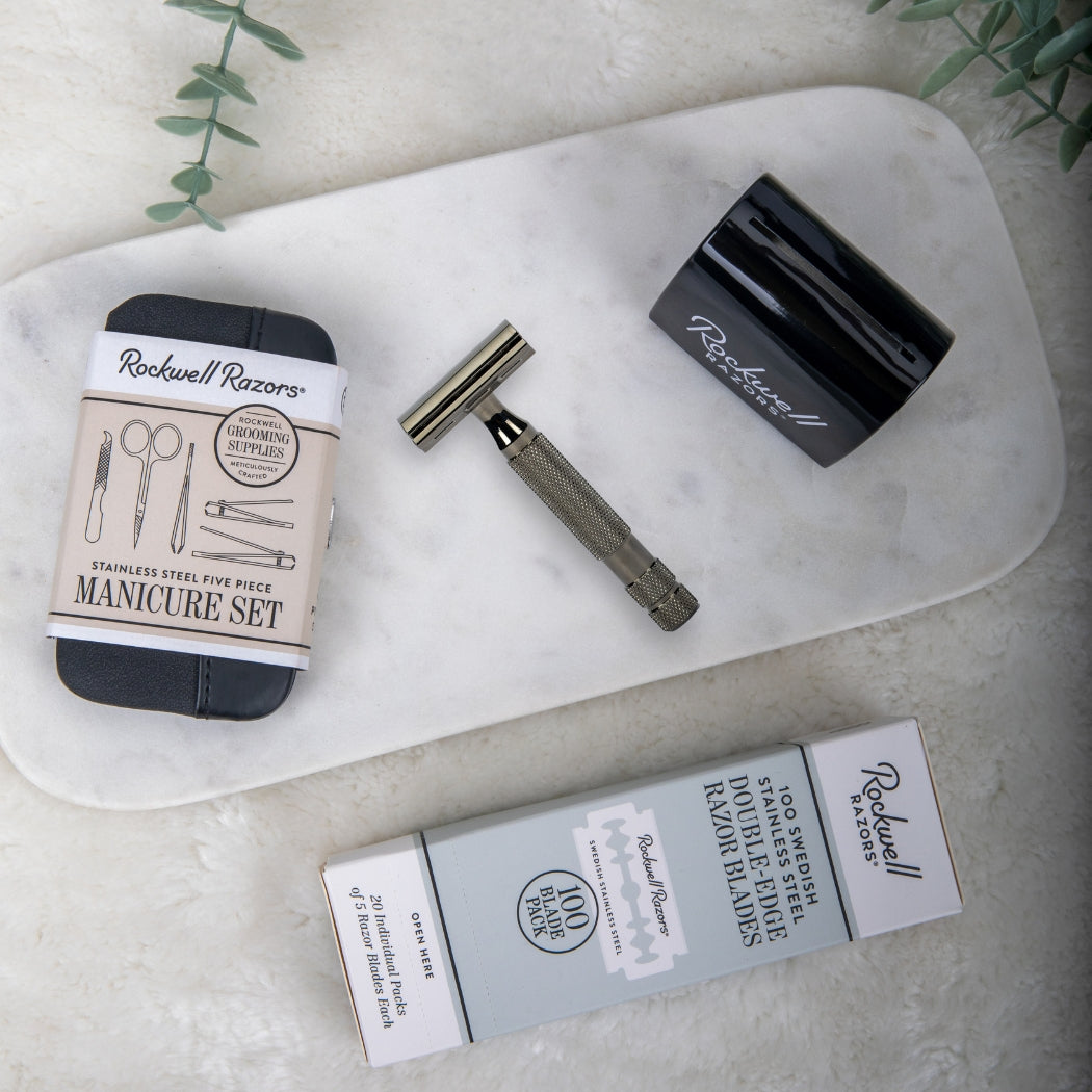 Axol Razor Kit The Ultimate Shaving & Grooming Kit! – Rockwell Razors
