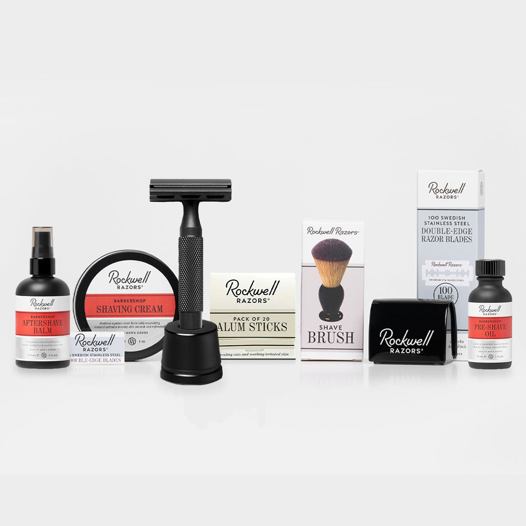 6S Stainless Steel Razor | All-In-One Shave Kit | Rockwell Razors