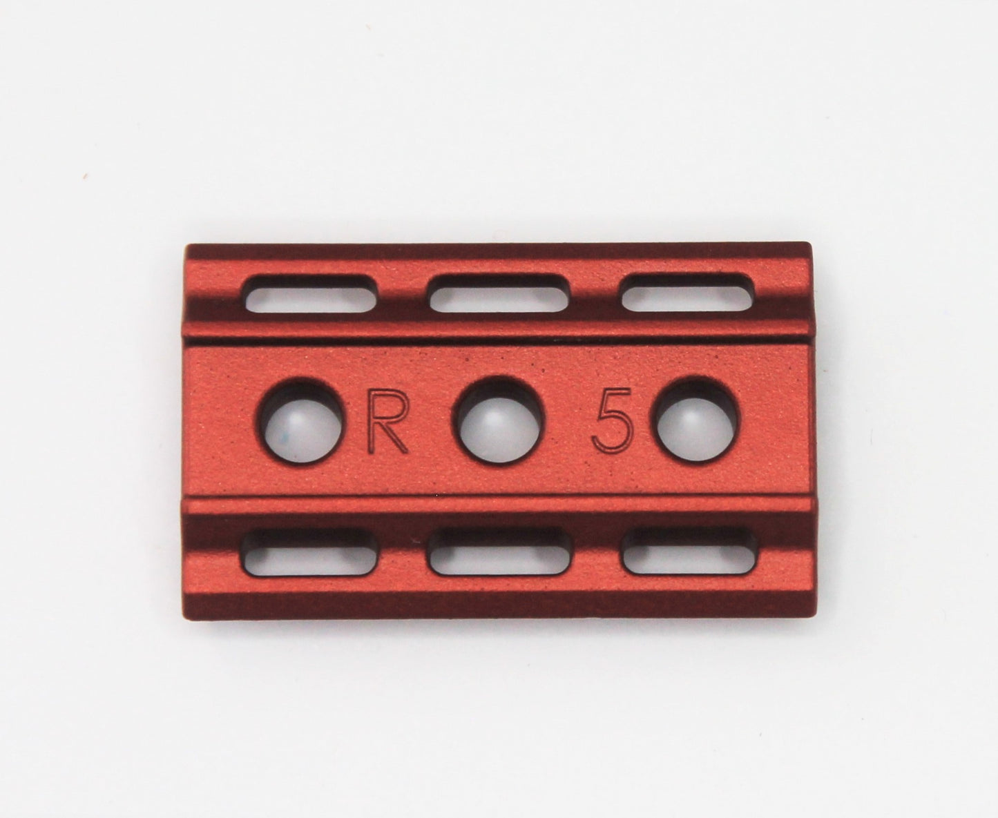 Rockwell 6S Red - Matte Stainless Steel - 5/6 Plate