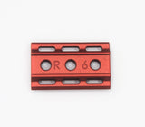Rockwell 6S Red - Matte Stainless Steel - 5/6 Plate