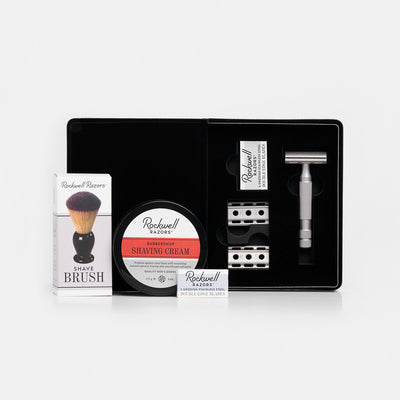 Rockwell 6S with a Crème de Rasage and Synthetic Shave Brush