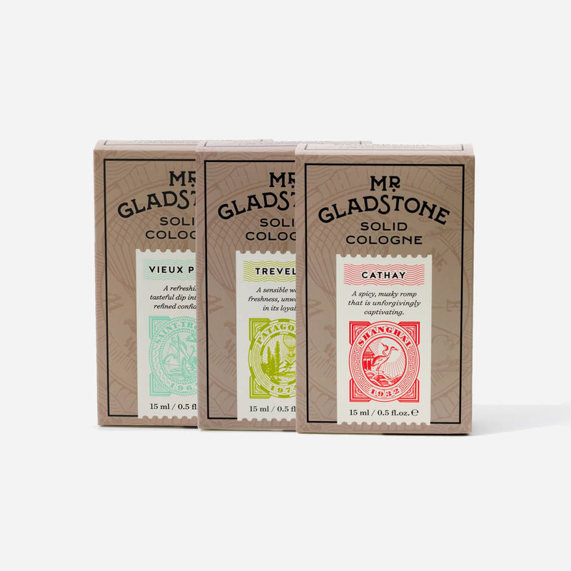 Mr. Gladstone Fine Solid Cologne - Solid Cologne, Rockwell Razors